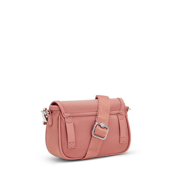 Kipling Inaki Small Crossbody Bag Handbag Almost Rose | CA 1271QM